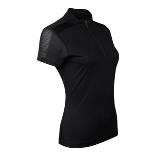 Tail Ladies Golf Nivah 6.5" Sleeve Polo - Onyx