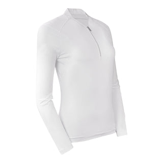 Tail Ladies Golf Lovell Long Sleeve Polo - Chalk