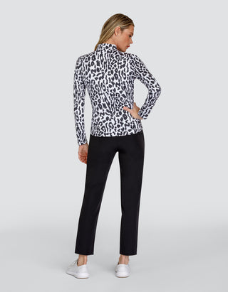 Tail Ladies Golf Wai Long Sleeve Polo - Jungle Cat