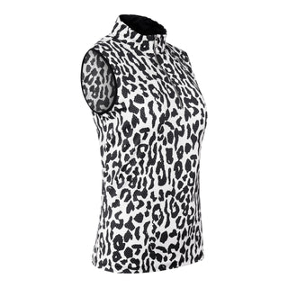 Tail Ladies Golf Fannie Sleeveless Polo - Jungle Cat