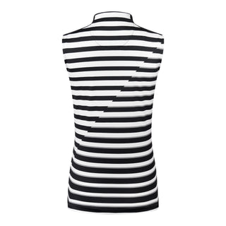 Tail Ladies Golf Kay Sleeveless Polo - Sleek Stripe