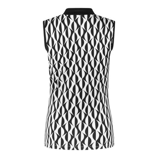 Tail Ladies Darly Sleeveless Polo - Magnetic Geo