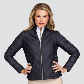 Tail Ladies Golf Analia Quilted Jacket - Black