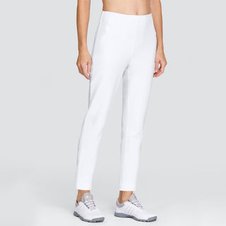 Tail Ladies Golf Allure Pull On Ankle Golf Trousers - White -28 Inch
