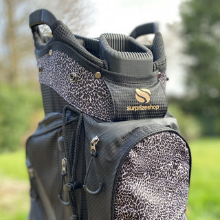 SECONDS QUALITY Ladies Golf Cart Bag - Leopard (NO BAG HOOD INCLUDED)