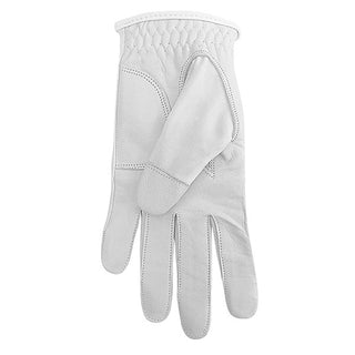 Surprizeshop Cabretta Leather Left Hand Ladies Golf Glove - Ice White