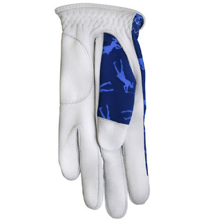 Cabretta Leather Lycra Comfort Stretch Ladies Golf Glove - Blue Lady Golfer