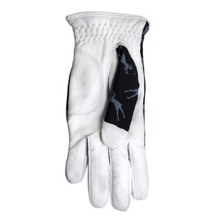 Surprizeshop Cabretta LeatherLeft Hand Ladies Golf Glove - Black Lady Golfer
