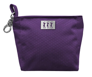 Lady Golfer Honeycomb Design Golf Handbag- Purple