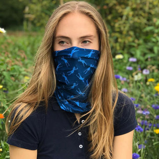 Lightweight Women's Golf Snood Lady Golfer Design - Blue