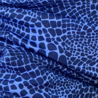 Lightweight Women's Golf Snood - Navy Snake