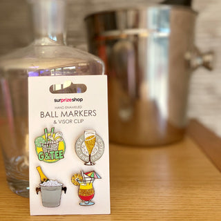 It's 5 O' Clock Somewhere Golf Ball Marker Set