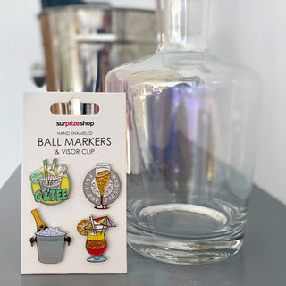 It's 5 O' Clock Somewhere Golf Ball Marker Set