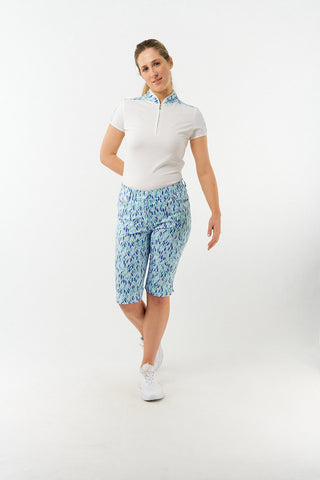 Pure Golf Barbados Trust Ladies Bermuda Golf Shorts - Willow