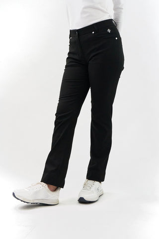 Pure Golf Black Trust Ladies Golf Trousers