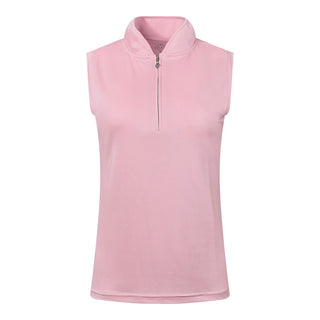 Pure Golf Bloom Ladies Sleeveless Polo Shirt - Blossom