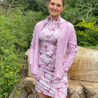 Pure Golf Ladies Miley Sleeveless Golf Dress- Blossom