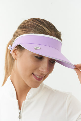Pure Golf Arielle Telephone wire golf visor with Ball Marker - Lilac