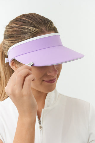 Pure Golf Arielle Telephone wire golf visor with Ball Marker - Lilac