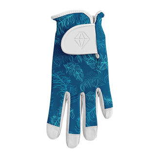 Pure Golf Ladies Alisa Cabretta Leather Lycra Comfort Stretch Golf Glove- Feather