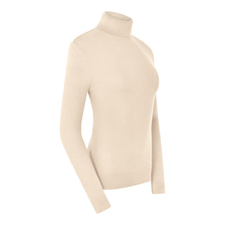 Pure Golf Glow Roll Neck - Champagne