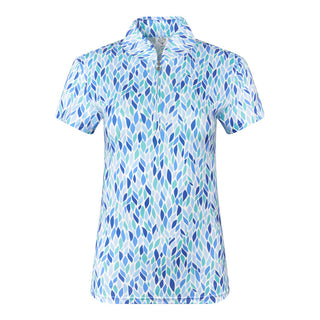 Pure Golf Rise Cap Sleeve Polo - Willow