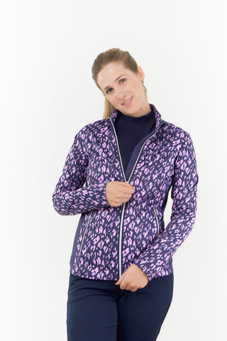 Pure Golf Auttie Winterweight Womens Golf Jacket - Lavender Flurry