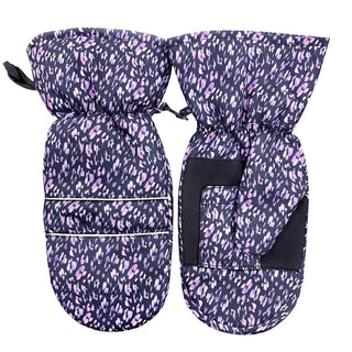 Pure Golf Alaska Pair of Patterned Golf Mitts - Lavender Flurry