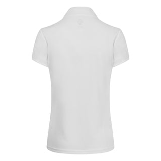 Pure Golf Bloom Ladies Cap Sleeve Polo Shirt - White
