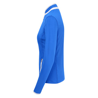 Pure Golf Ladies Mist Full Zip Mid Layer - Royal Blue