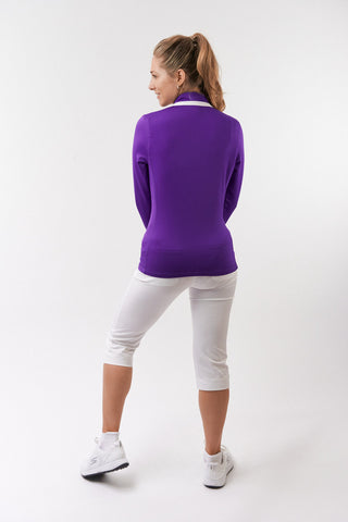 Pure Golf Mist Ladies Golf Jacket / Mid Layer - Purple