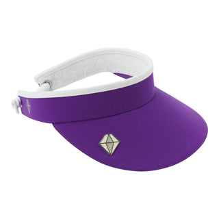 Pure Golf Arielle Telephone wire golf visor with Ball Marker - Purple