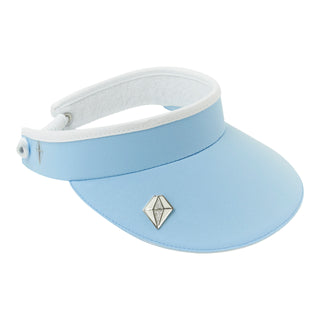 Pure Golf Arielle Telephone wire golf visor with Ball Marker - Pale Blue