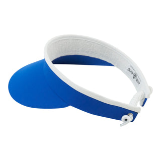 Pure Golf Arielle Telephone wire ladies golf visor with Ball Marker - Royal Blue