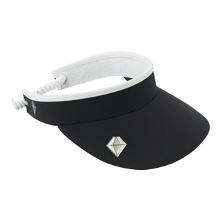 Pure Golf Arielle Telephone wire golf visor with Ball Marker - Black