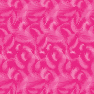 Lightweight Women's Golf Snood - Pink Feather Design