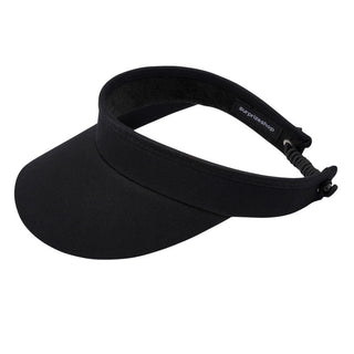 Ladies Golf Telephone Wire Visor with Ball Marker - Black