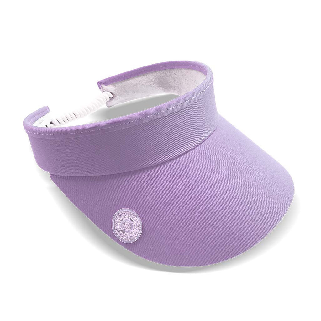 Telephone Wire Ladies Golf Visor with Ball Marker - Lilac – Surprizeshop