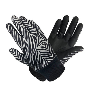 Surprizeshop Polar Stretch Pair of Winter Ladies Golf Gloves - Zebra