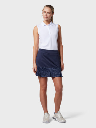 Callaway Golf Ladies Shape Shifter Geo Pull On Skort 43CM - Peacoat