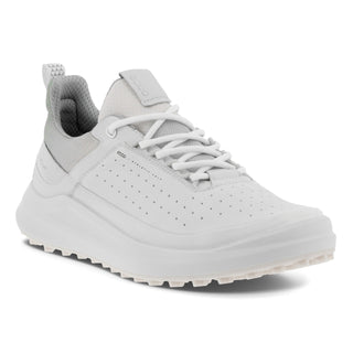 Ecco Ladies Golf Core Sneaker Waterproof Golf Shoes- White