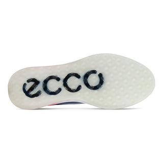 Ecco Golf S-Three Waterproof Ladies Golf Shoes- Marine/Hibiscus/Night Sky