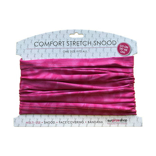Lightweight Women's Golf Snood - Pink Feather Design