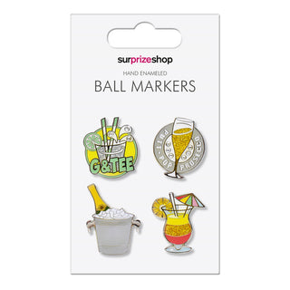 It's 5 O' Clock Somewhere Golf Ball Marker Set